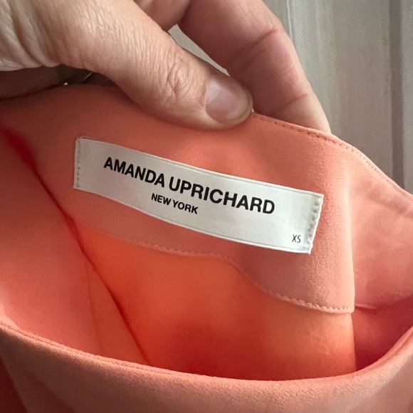 Amanda Uprichard Santos Romper in Nectarine - Picture 7 of 7